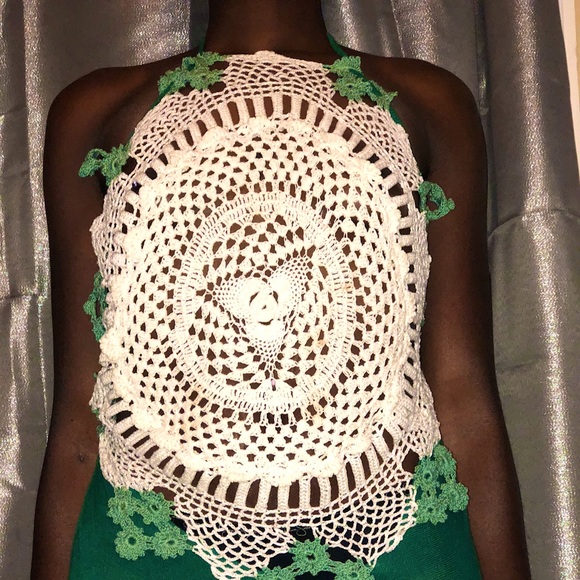 Dazzling Green Lace Sundress - Picture 2 of 4